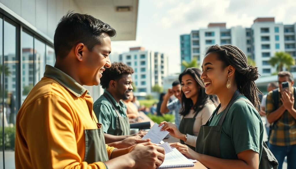 creación de empleos y beneficios comunitarios