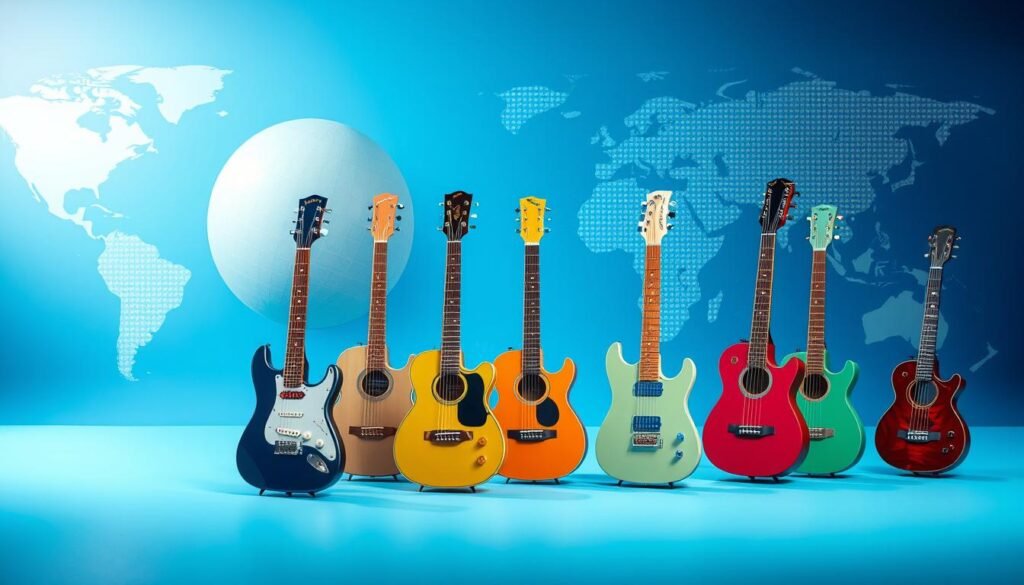 expansión global de guitarras