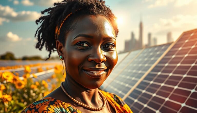 Salma Okonkwo energía solar Ghana impacto verde