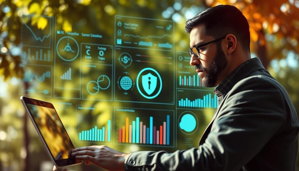 datos financieros plataforma seguridad