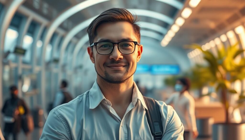 emprendedor innovador transporte aeropuertos