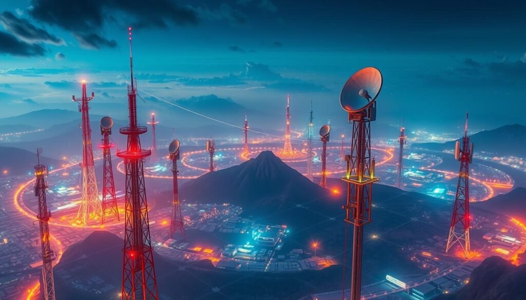 expansión global telecomunicaciones